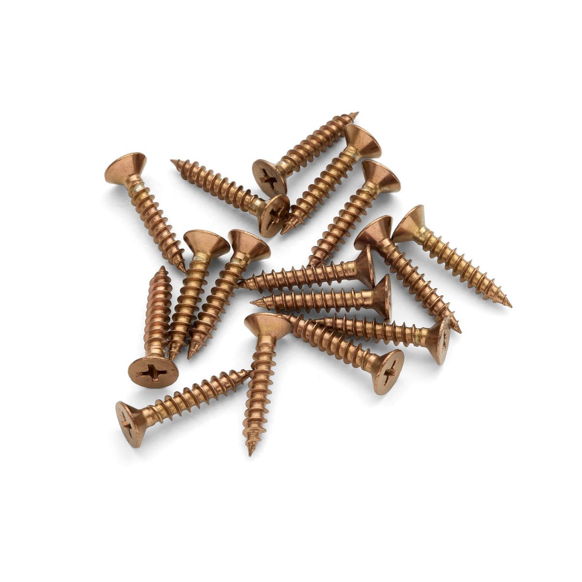 Countersunk Timber Hinge Screw (16 pack) - Various Finishes