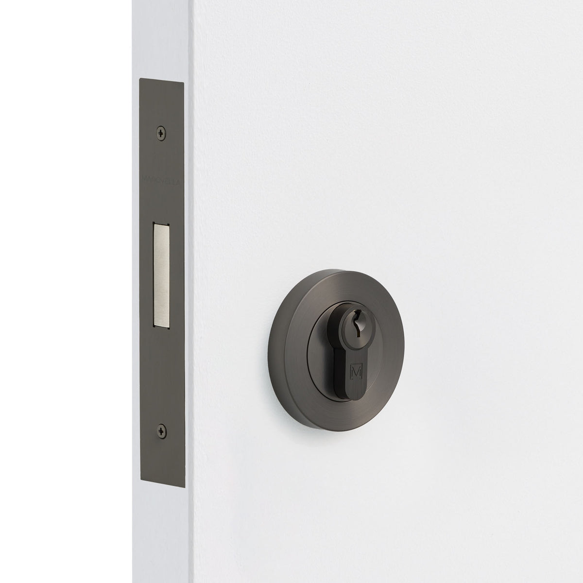 Gunmetal Euro Deadbolt Kit