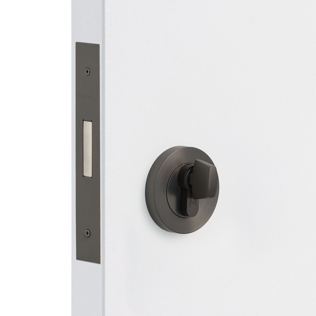 Gunmetal Euro Deadbolt Kit