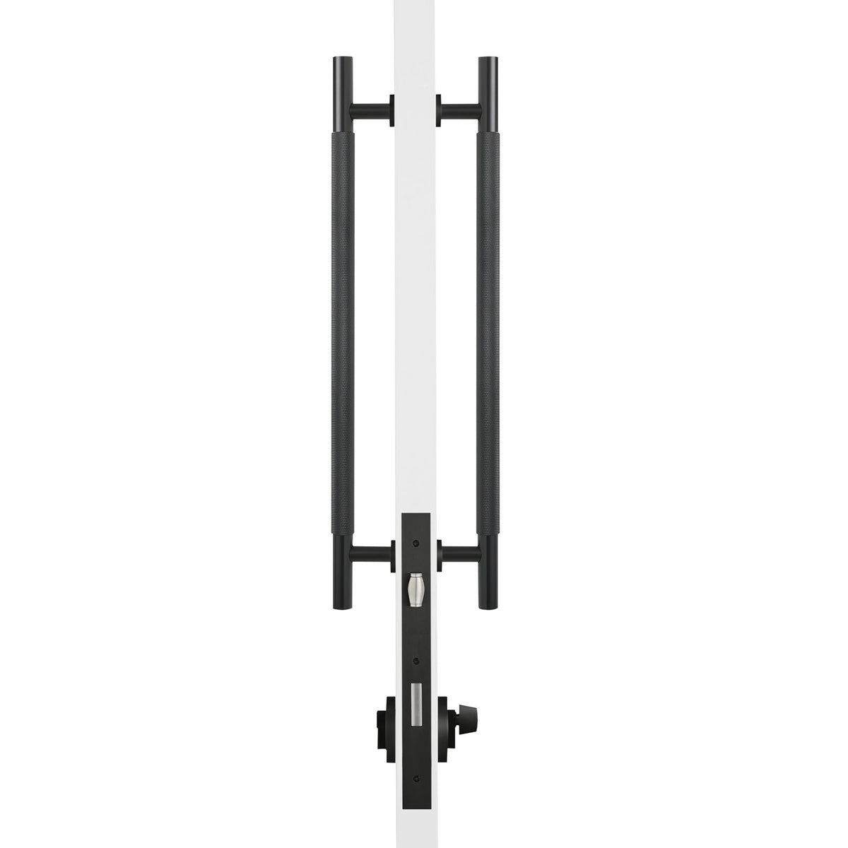 Matt Black Roller Lock Kit - Charmian Pull