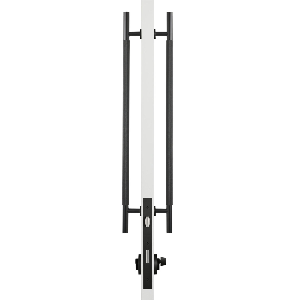 Matt Black Roller Lock Kit - Charmian Pull