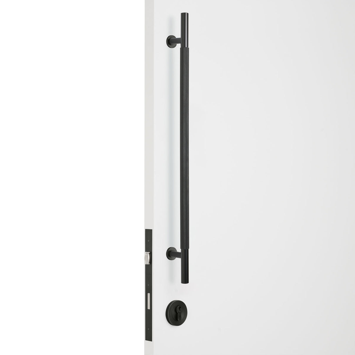 Matt Black Roller Lock Kit - Charmian Pull