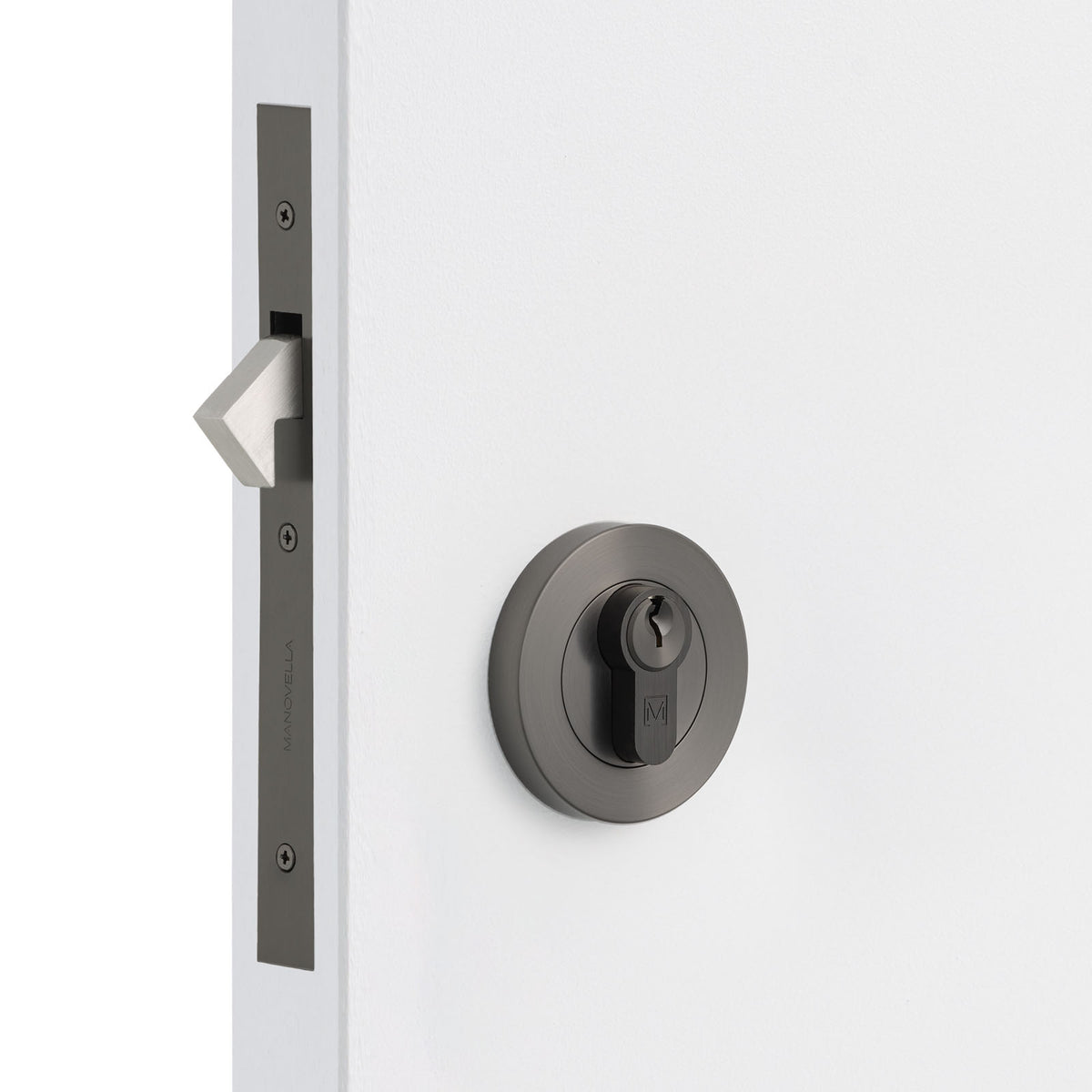 Gunmetal Sliding Door Lock Kit