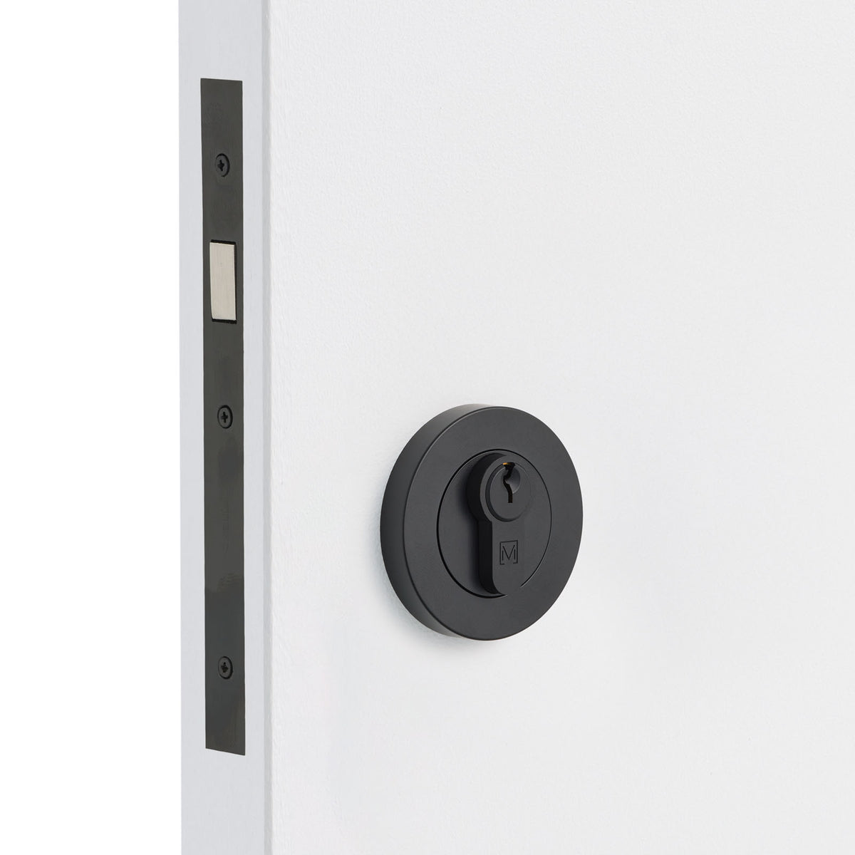 Matt Black Sliding Door Lock Kit