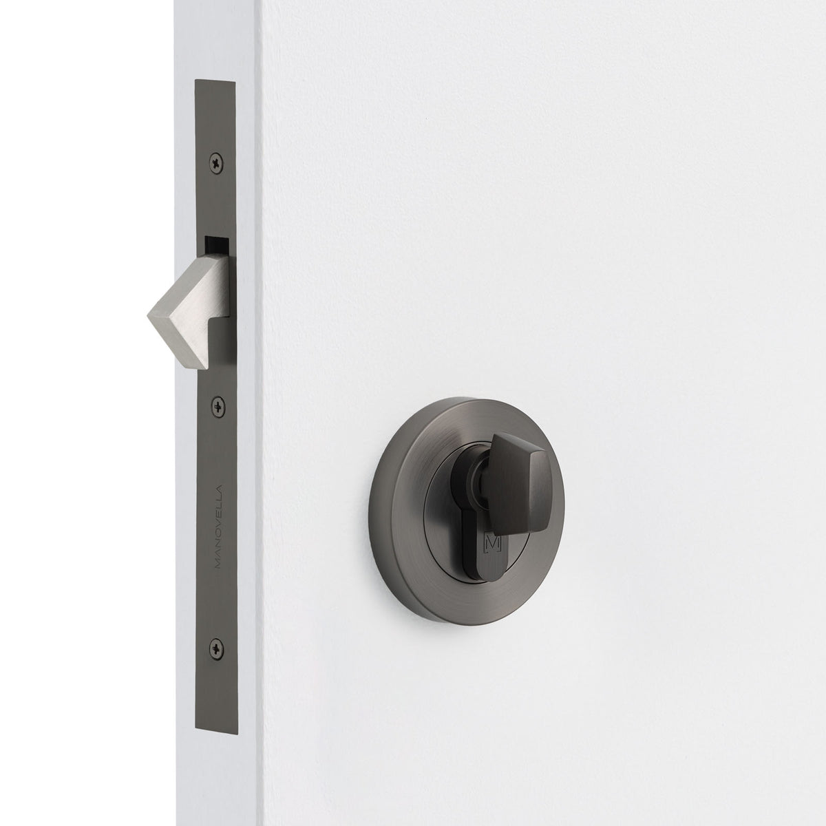 Gunmetal Sliding Door Lock Kit