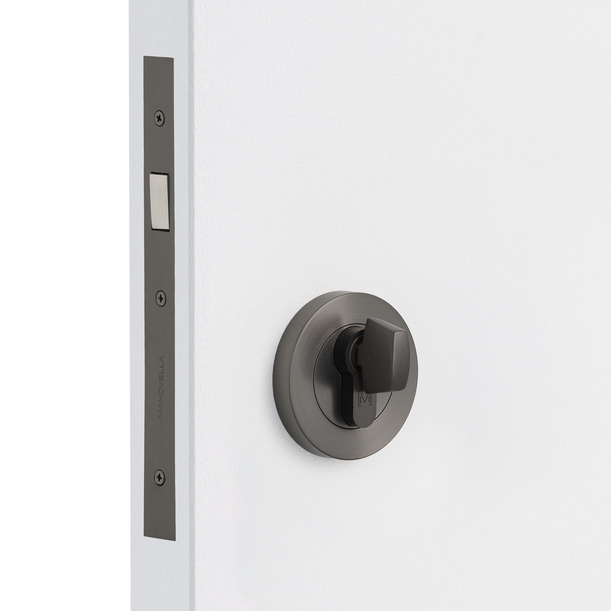 Gunmetal Sliding Door Lock Kit