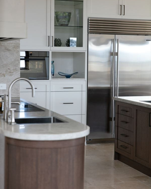 Clio Aged Brass Straight Profile Cabinet Pull | Manovella
