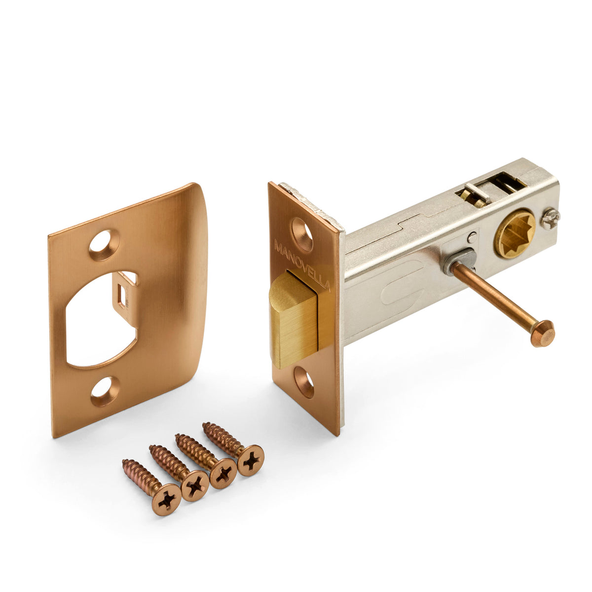 Privacy Latch 60mm Backset With D-Strike (Various Finishes)