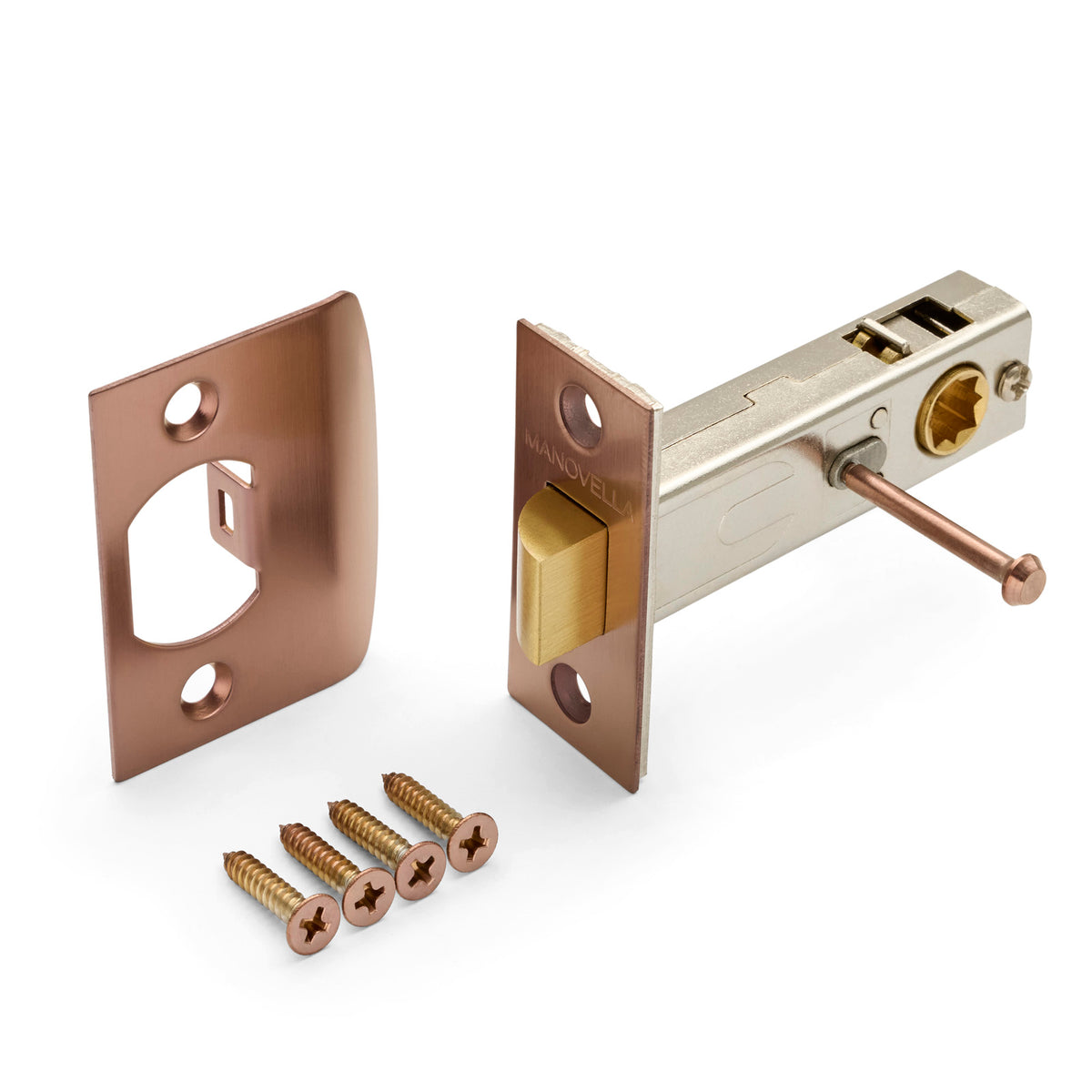 Privacy Latch 60mm Backset With D-Strike (Various Finishes)