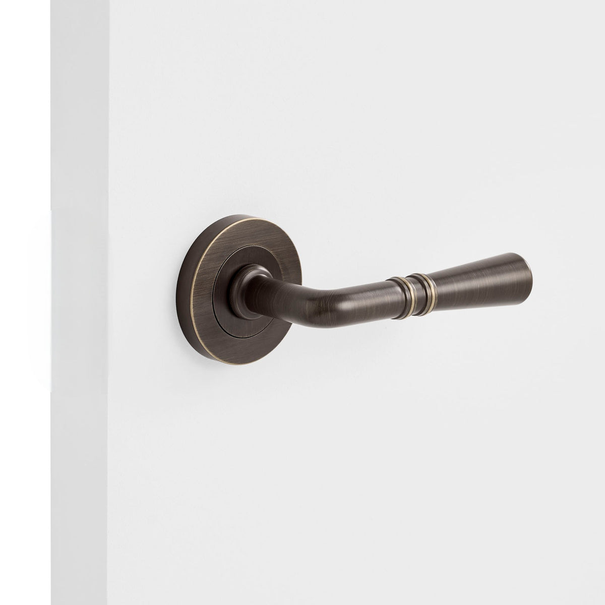 Aged Brass Dummy Door Handle