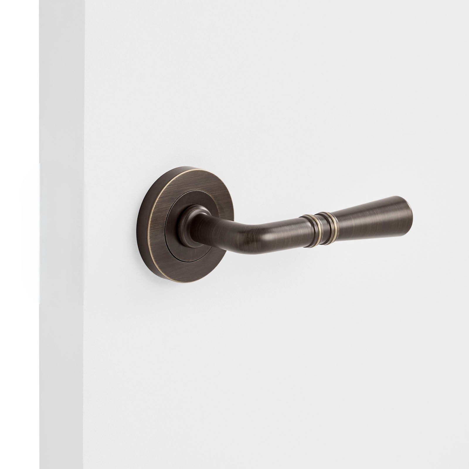 Aged Brass Dummy Door Handle