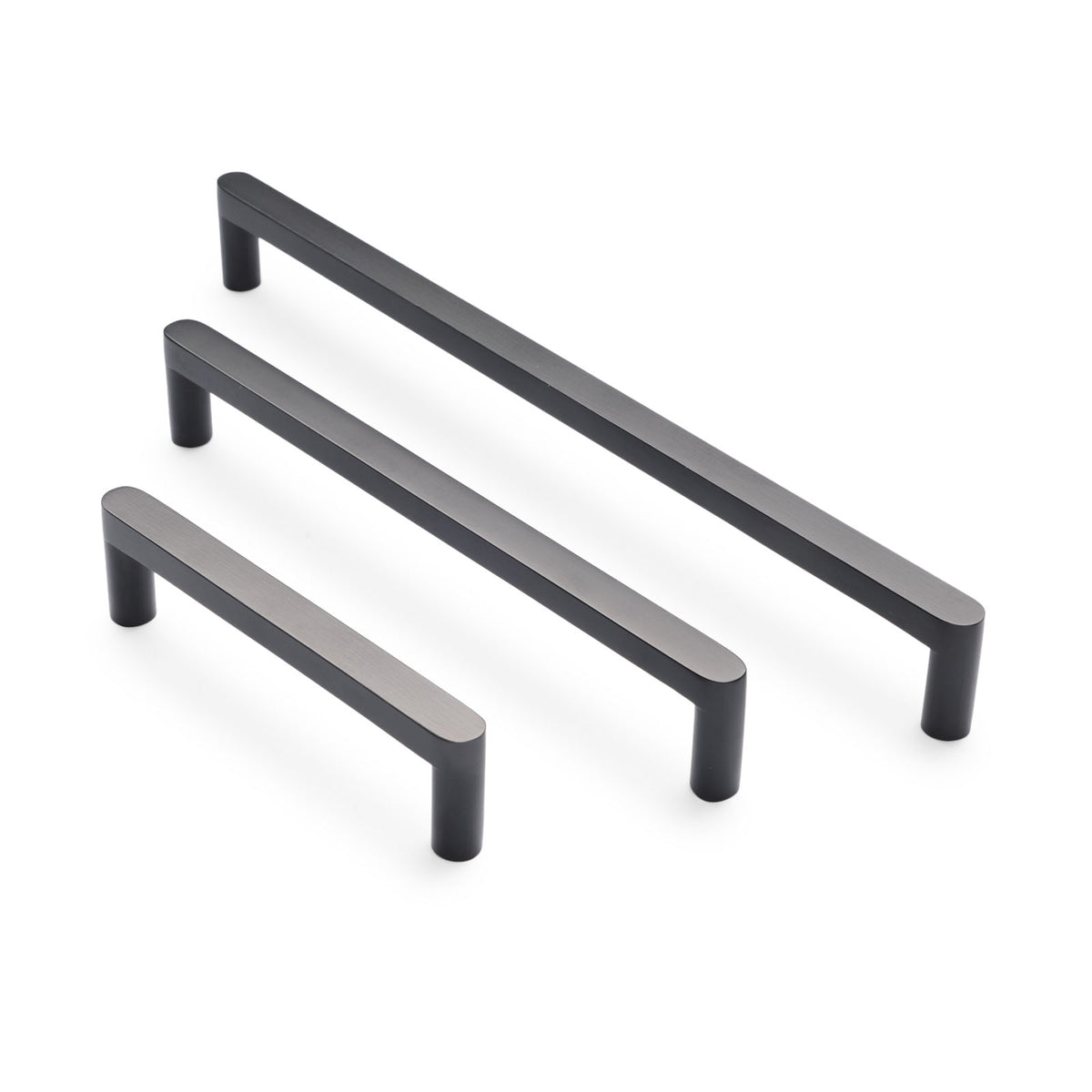 Matt Black Straight Profile Cabinet Pull - Clio