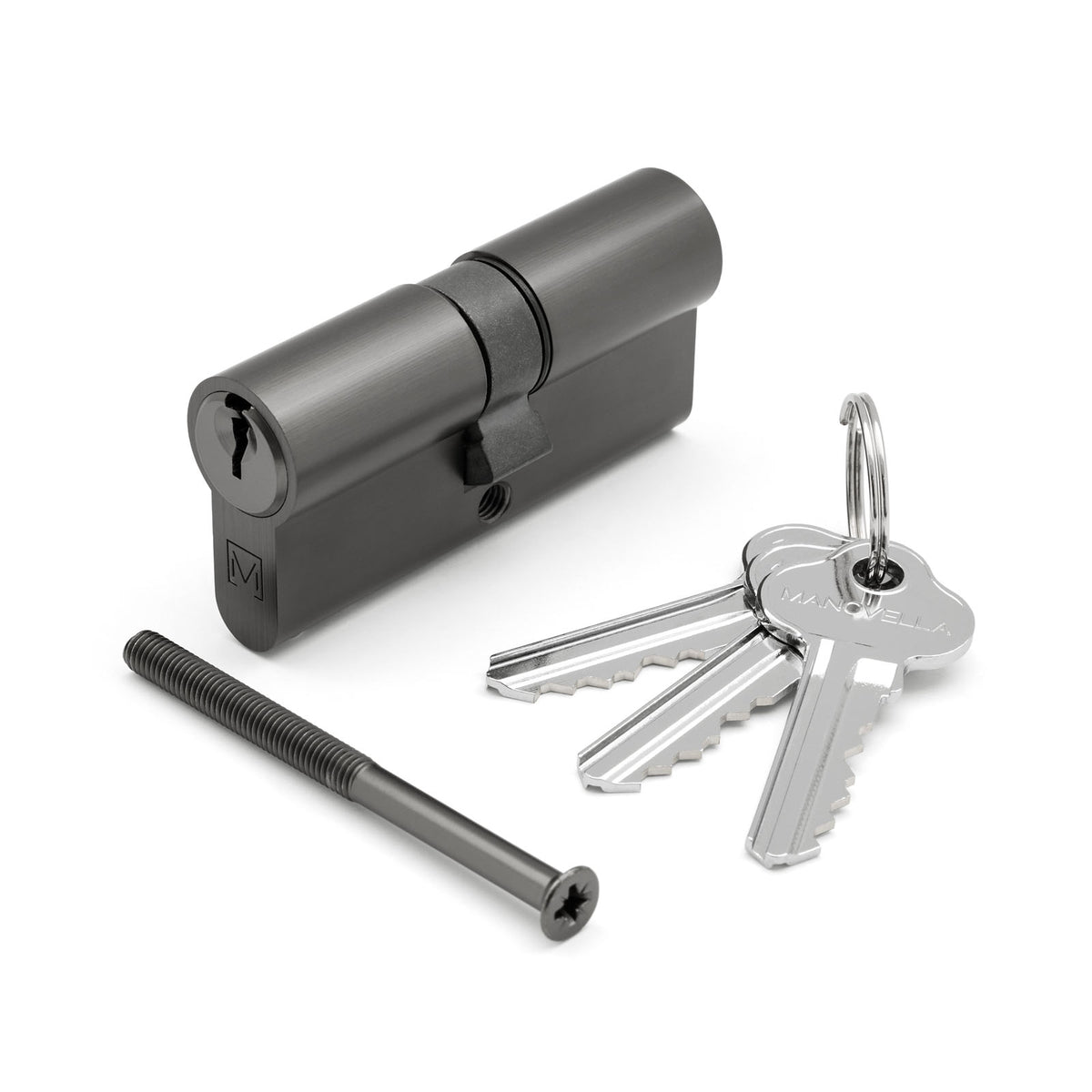Gunmetal High Security Dual Function 5 Pin Euro Cylinder