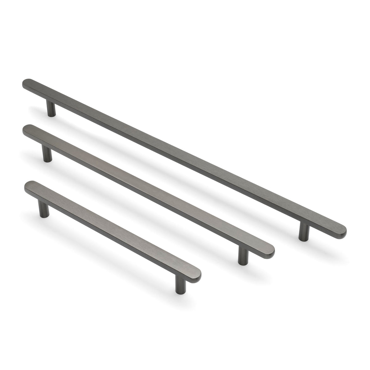 Gunmetal Oval Profile Back to Back Door Pull - Imogen