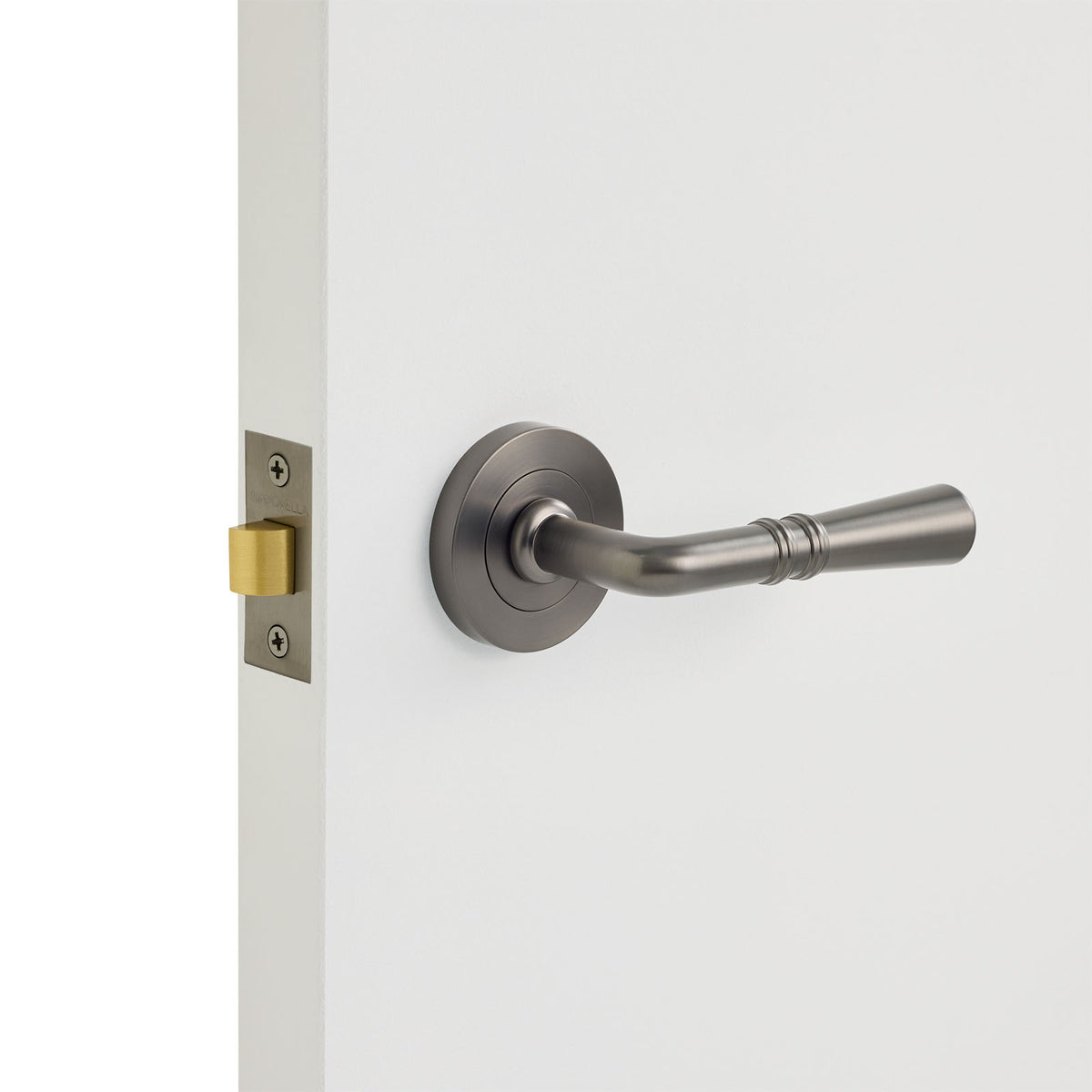 Gunmetal Passage Door Handle - Lexton