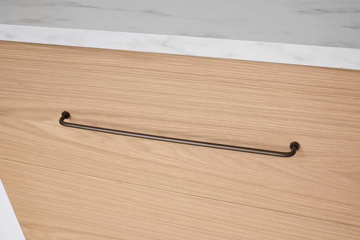 Aged Brass Arched Pull - Daphne