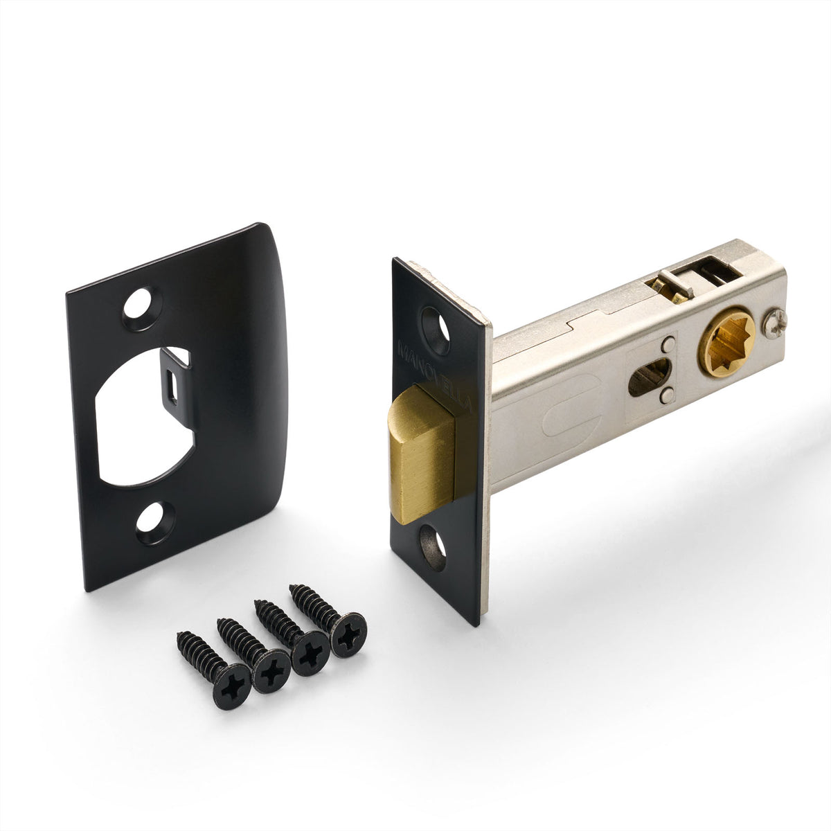 Passage Latch 60mm Backset With D-Strike (Various Finishes)