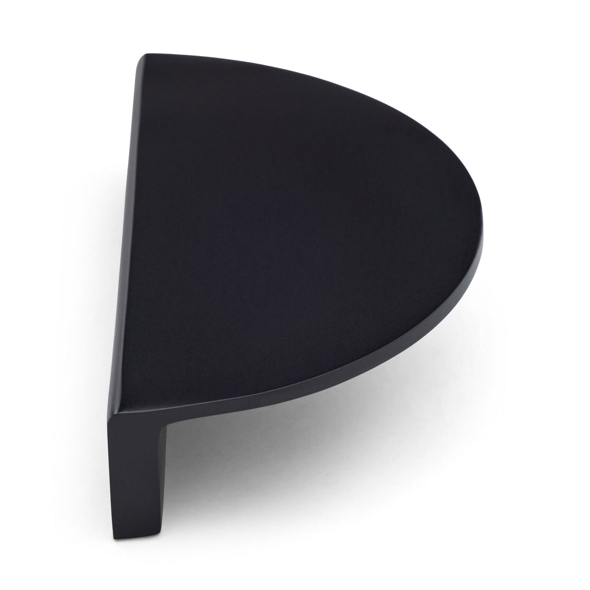 Matt Black Half Moon Cabinet Pull - Iris