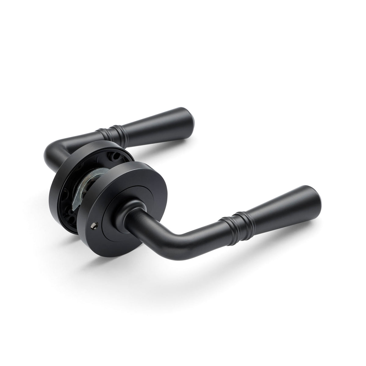Matt Black Privacy Door Handle - Lexton