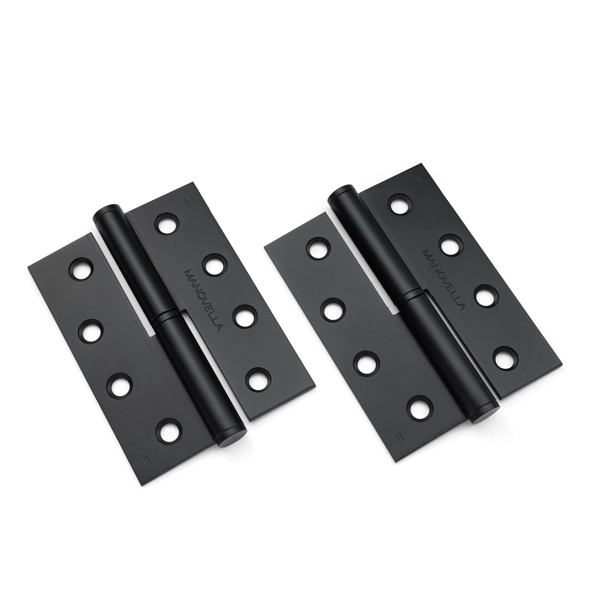 Matt Black Lift Off Right Hand Hinge (Pair) 100mm x 75mm