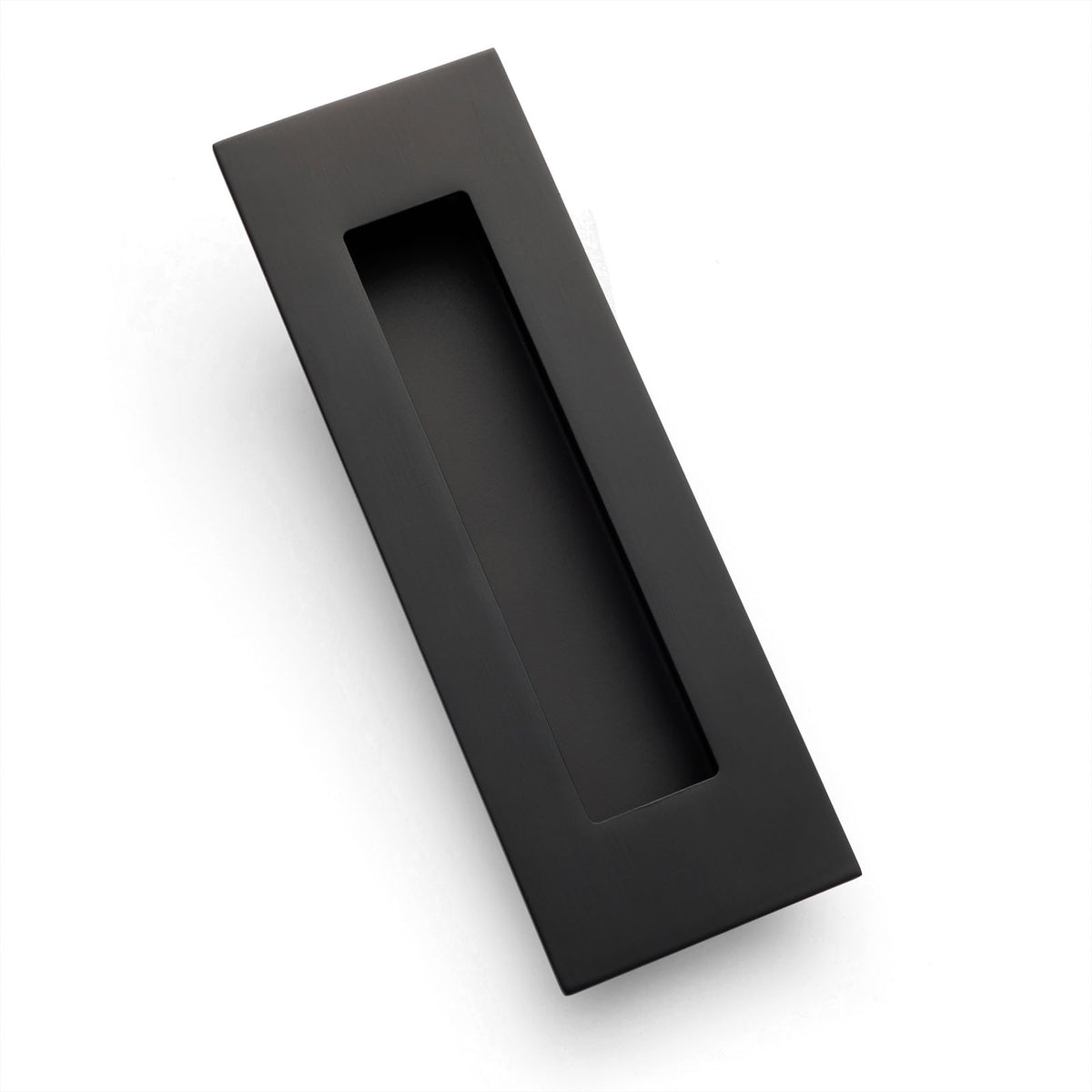 Matt Black Sliding Door Flush Pull 150mm x 50mm