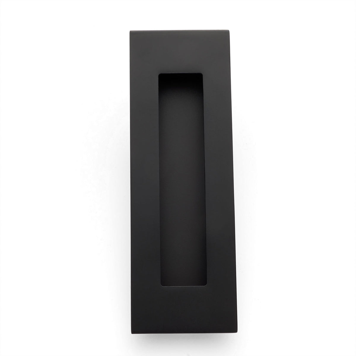 Matt Black Sliding Door Flush Pull 150mm x 50mm