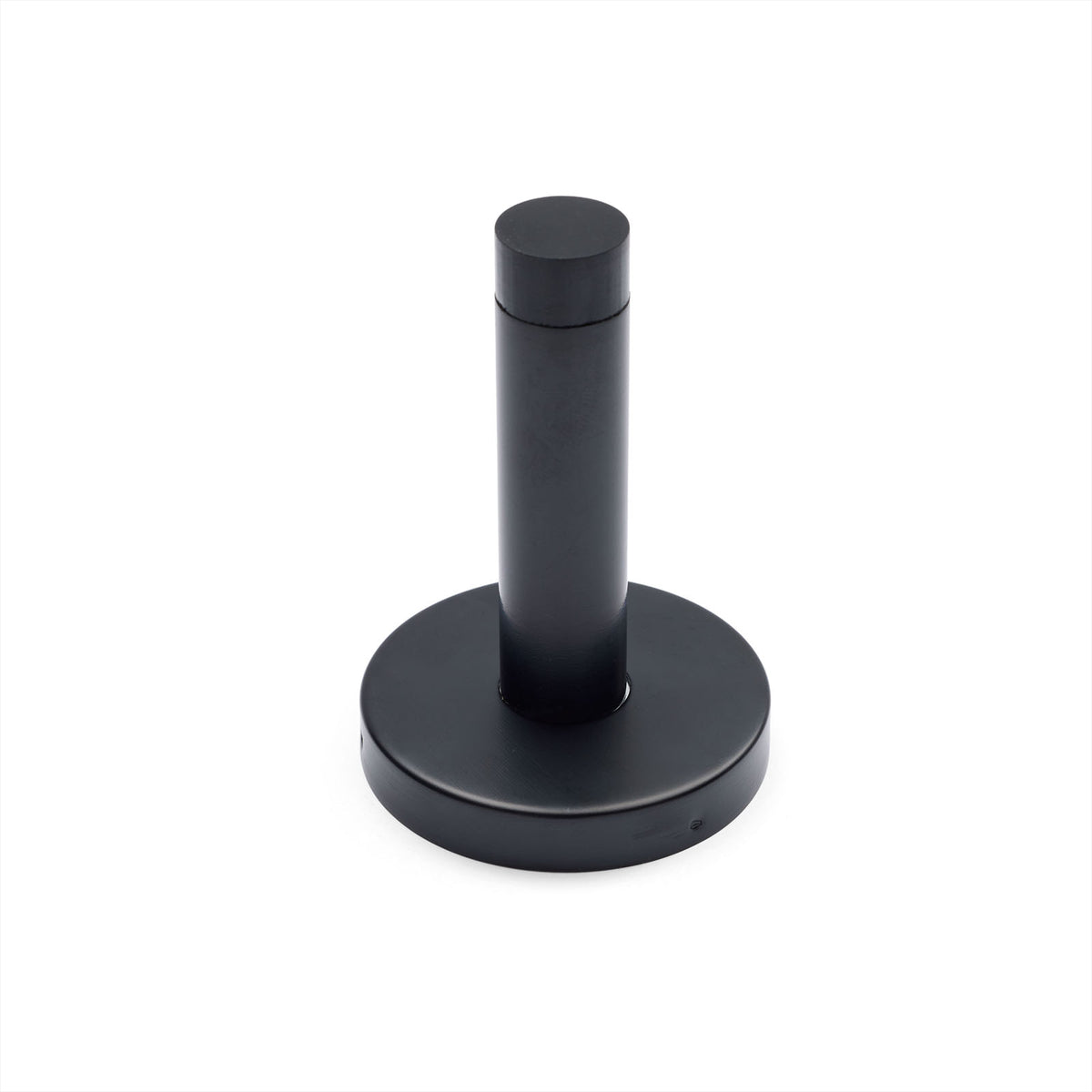 Matt Black Wall Mounted Straight Door Stop