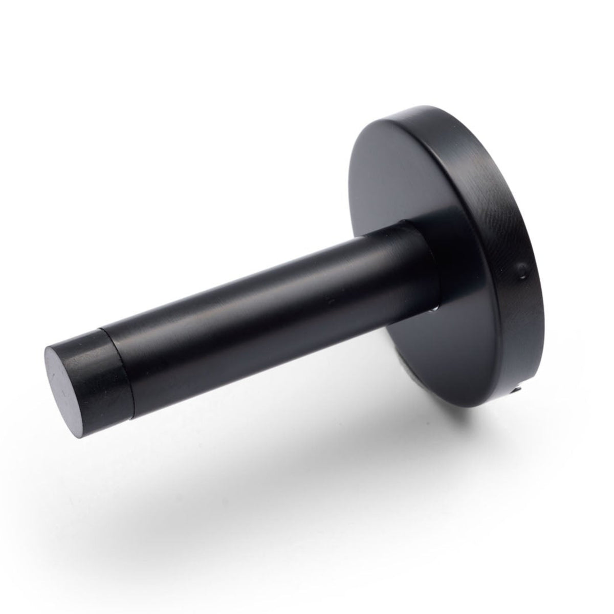 Matt Black Wall Mounted Straight Door Stop