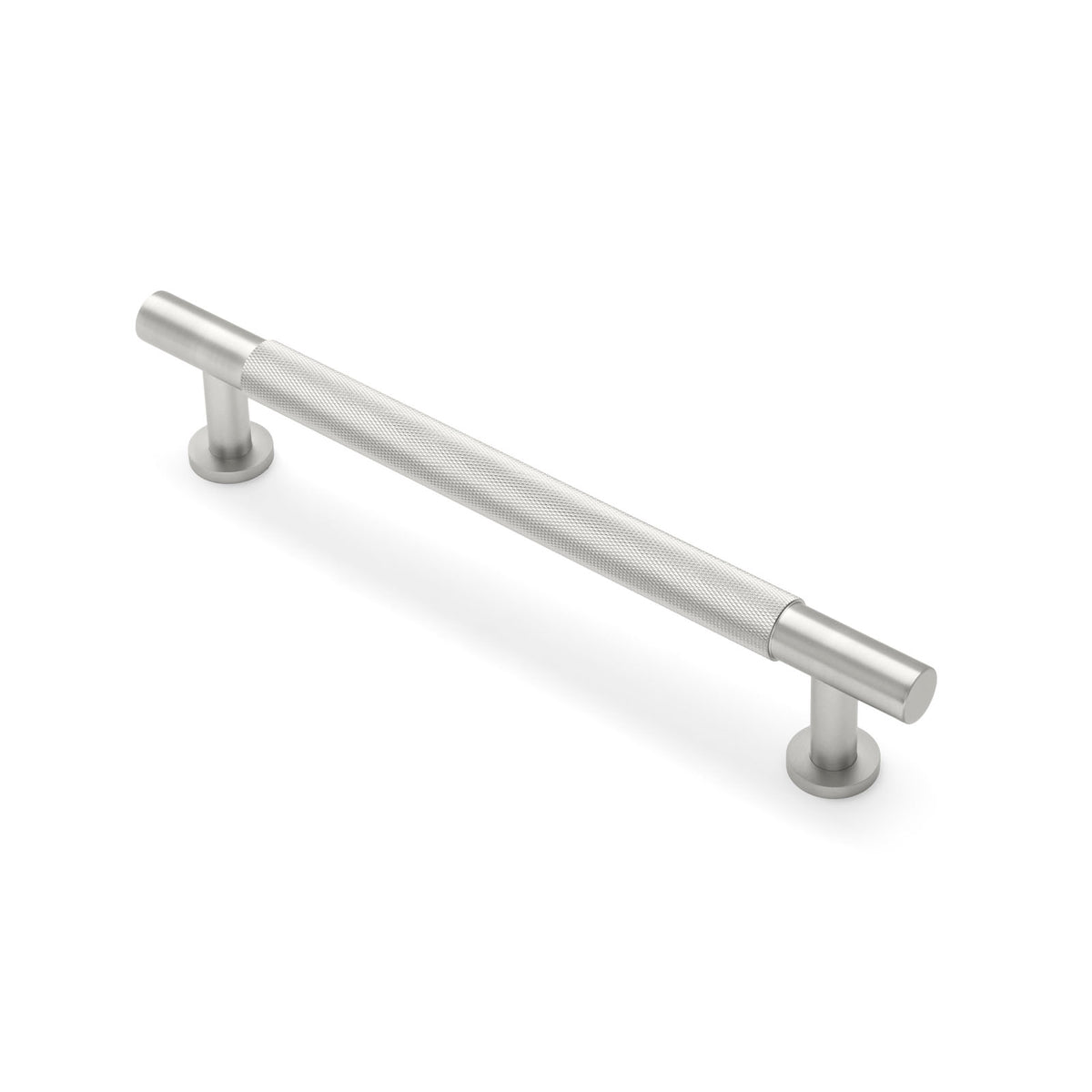 Brushed Nickel Knurled Appliance/Door Pull - Charmian