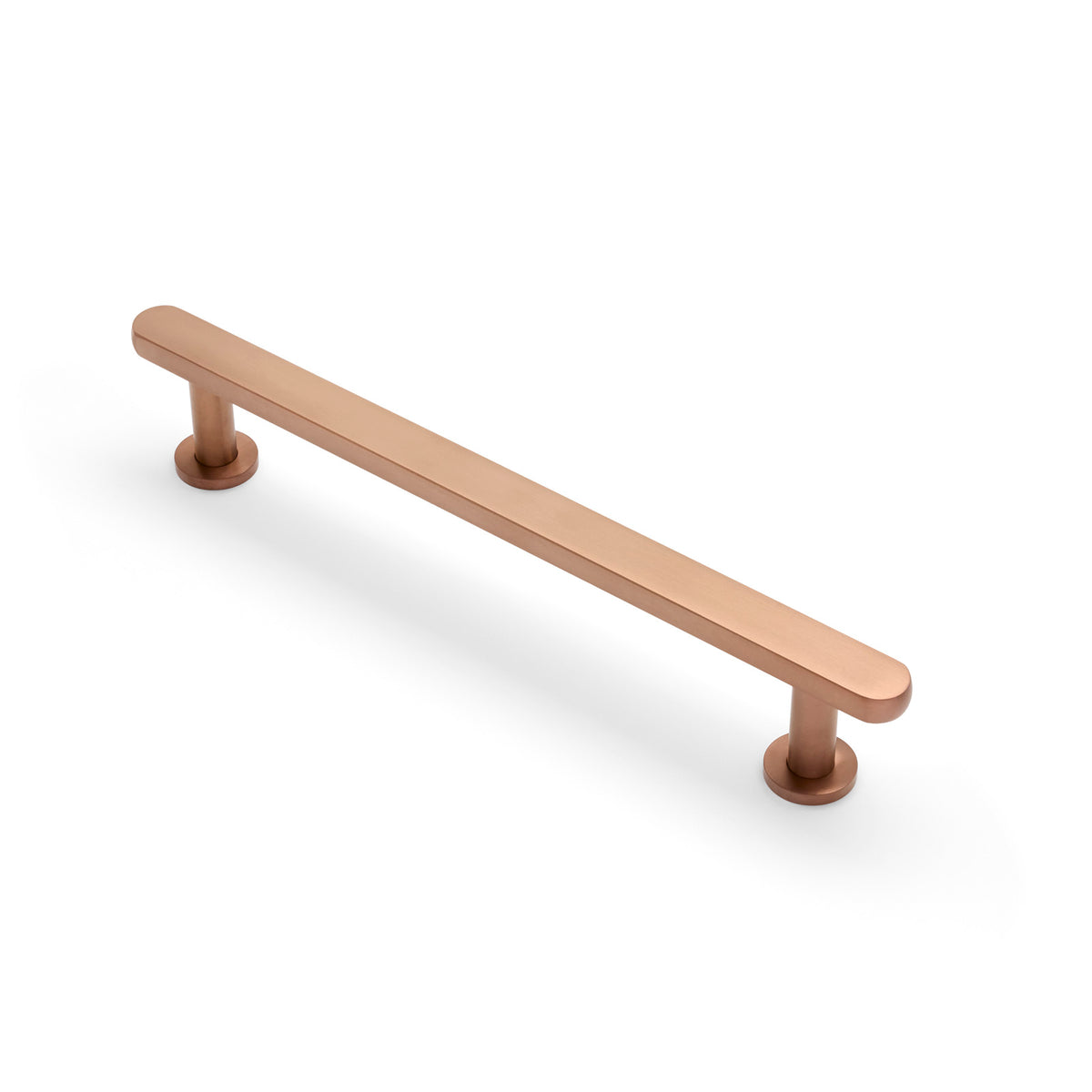 Imogen - Brushed Copper PVD Oval Profile Back to Back Door Pull