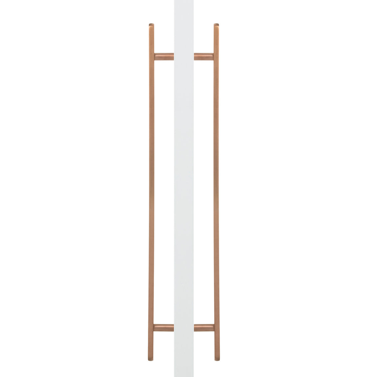 Imogen - Brushed Copper PVD Oval Profile Back to Back Door Pull