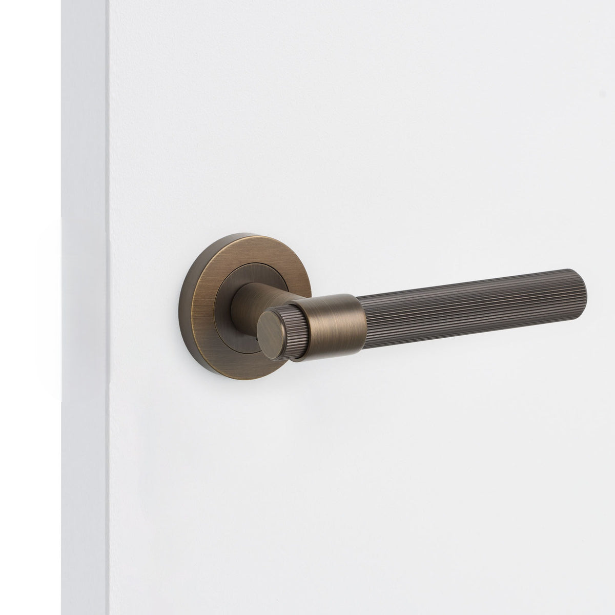 Aged Brass Dummy Door Handle