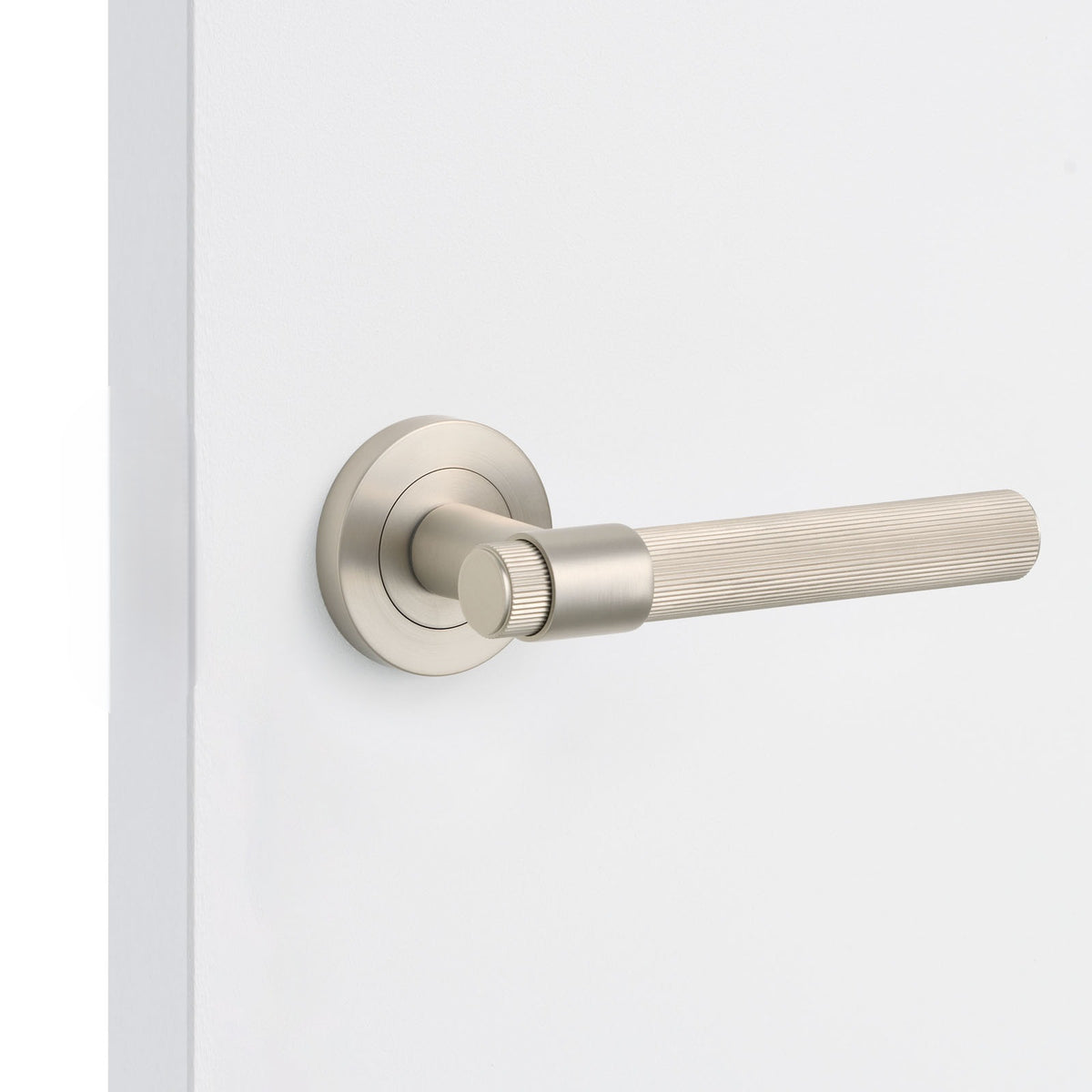 Brushed Nickel Dummy Door Handle