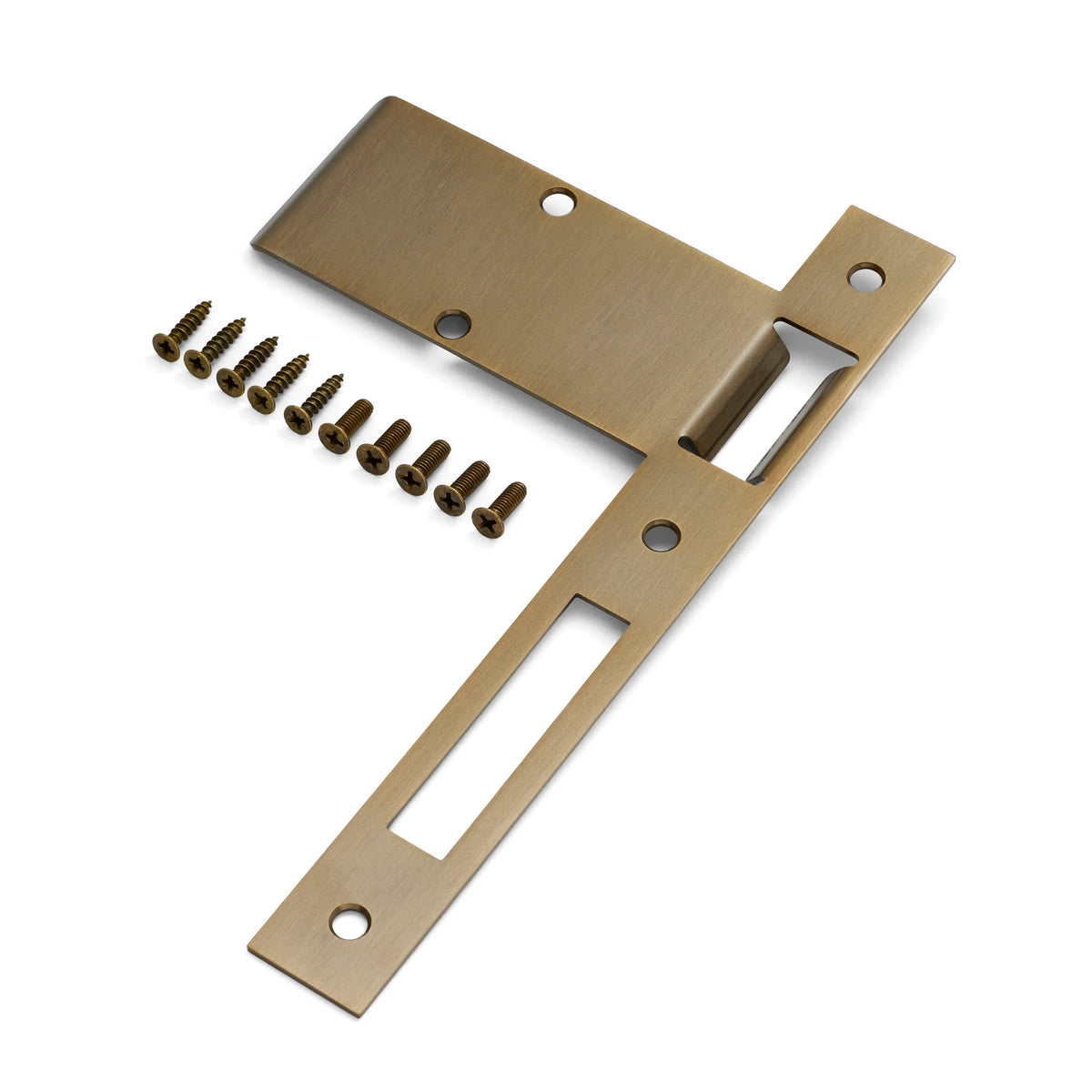 Extended 120mm Strike Plate to suit 85mm Roller Mortice Lock (Various Finishes)