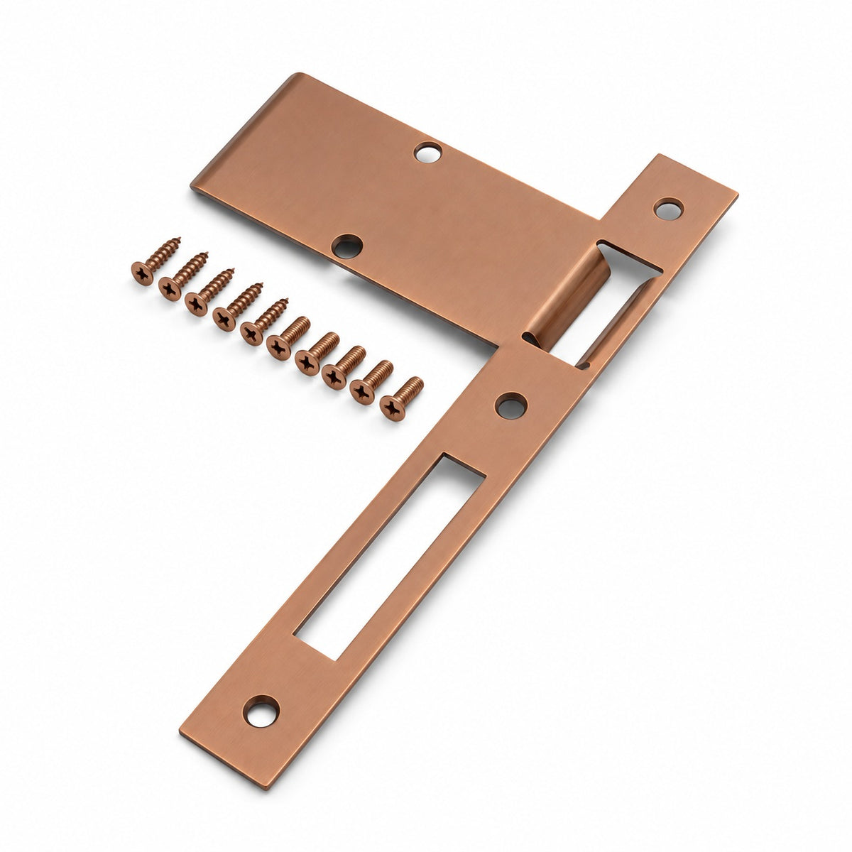 Extended 120mm Strike Plate to suit 85mm Roller Mortice Lock (Various Finishes)