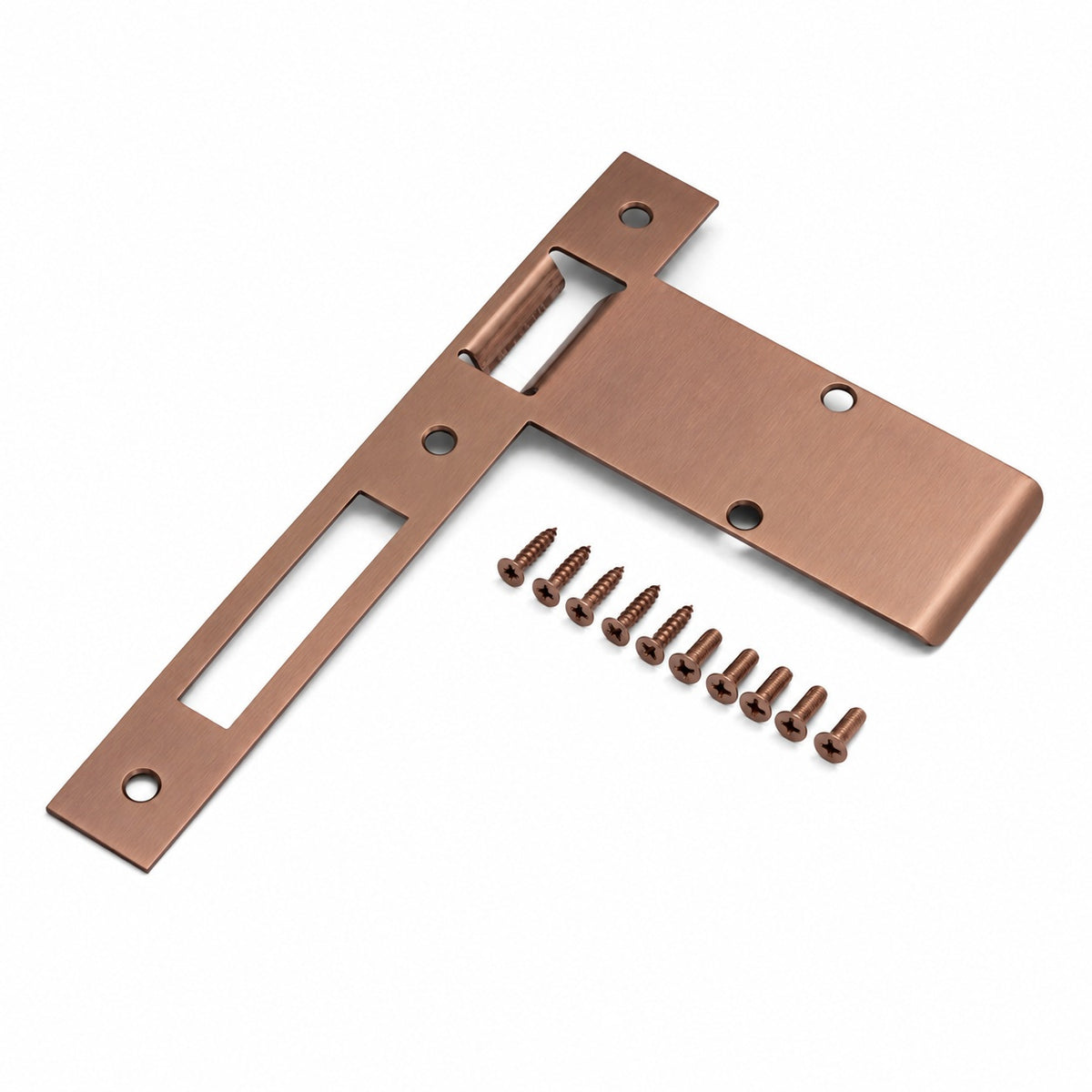 Extended 120mm Strike Plate to suit 85mm Roller Mortice Lock (Various Finishes)