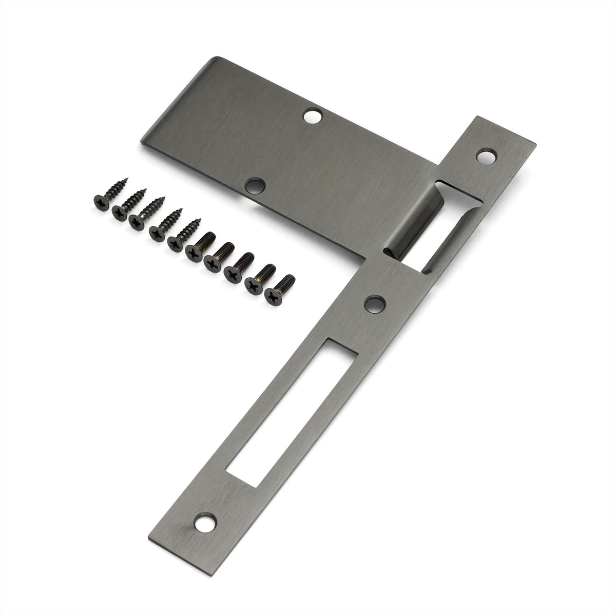 Extended 120mm Strike Plate to suit 85mm Roller Mortice Lock (Various Finishes)