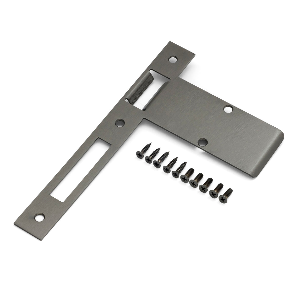 Extended 120mm Strike Plate to suit 85mm Roller Mortice Lock (Various Finishes)