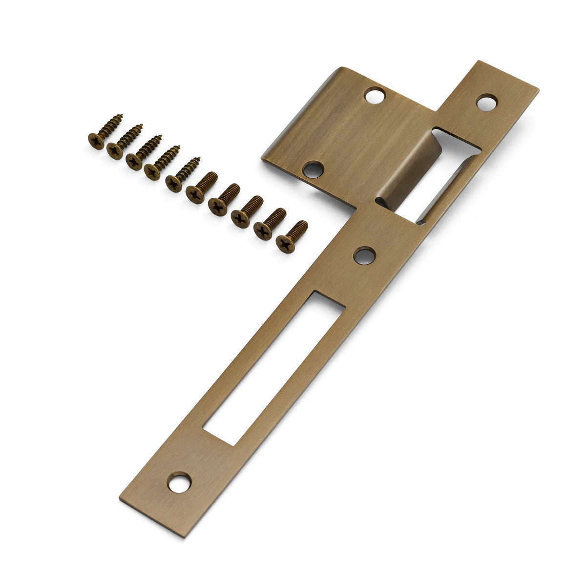 Extended 65mm Strike Plate to suit 85mm Roller Mortice Lock (Various Finishes)