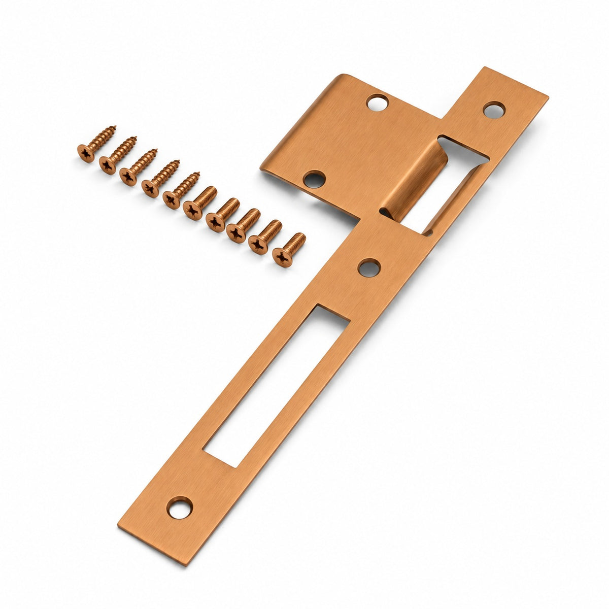 Extended 65mm Strike Plate to suit 85mm Roller Mortice Lock (Various Finishes)