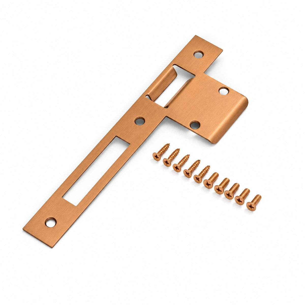 Extended 65mm Strike Plate to suit 85mm Roller Mortice Lock (Various Finishes)