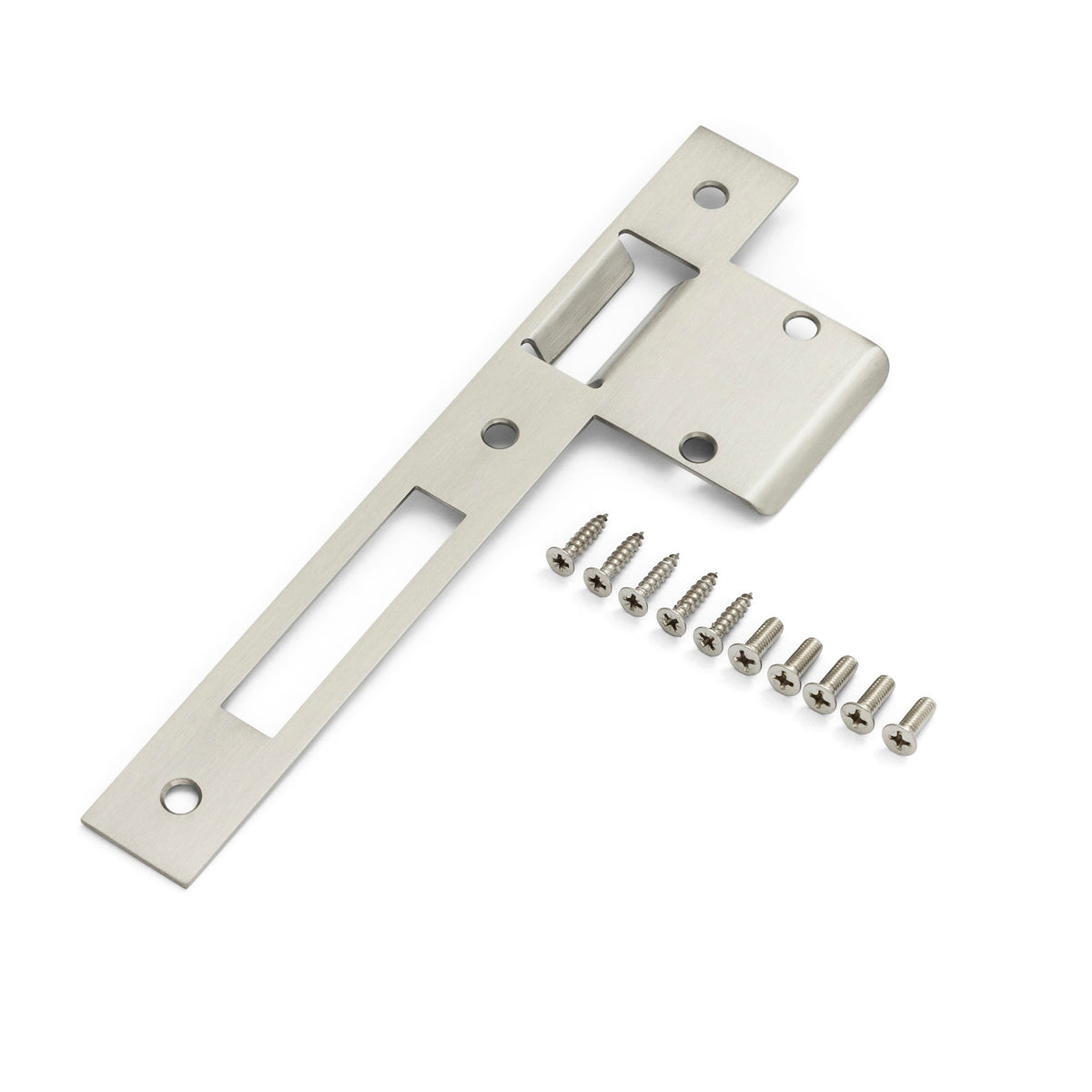 Extended 65mm Strike Plate to suit 85mm Roller Mortice Lock (Various Finishes)