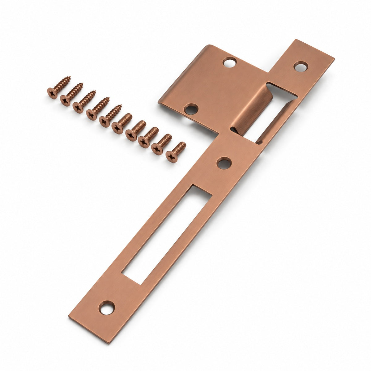 Extended 65mm Strike Plate to suit 85mm Roller Mortice Lock (Various Finishes)