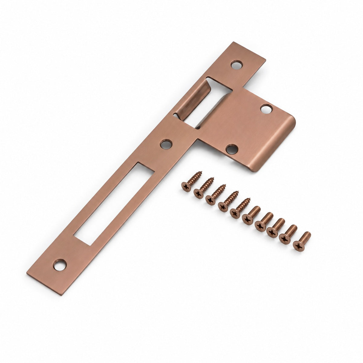 Extended 65mm Strike Plate to suit 85mm Roller Mortice Lock (Various Finishes)