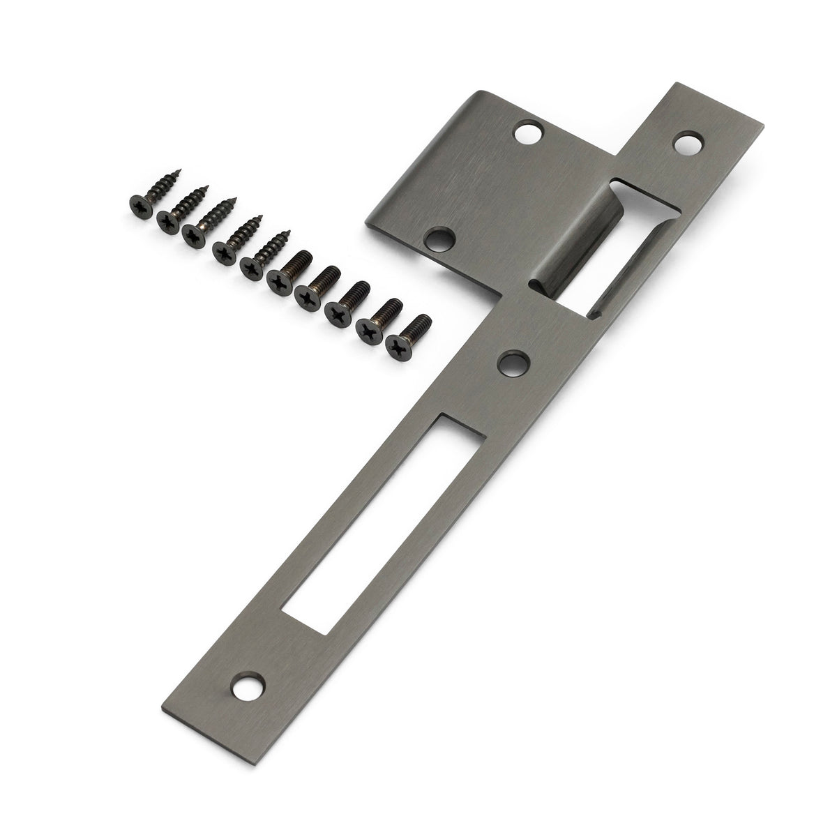 Extended 65mm Strike Plate to suit 85mm Roller Mortice Lock (Various Finishes)