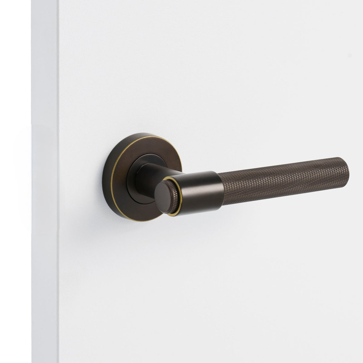 Aged Brass Dummy Door Handle