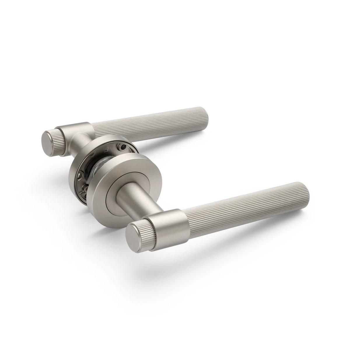 Brushed Nickel Passage Door Handle - Rochester