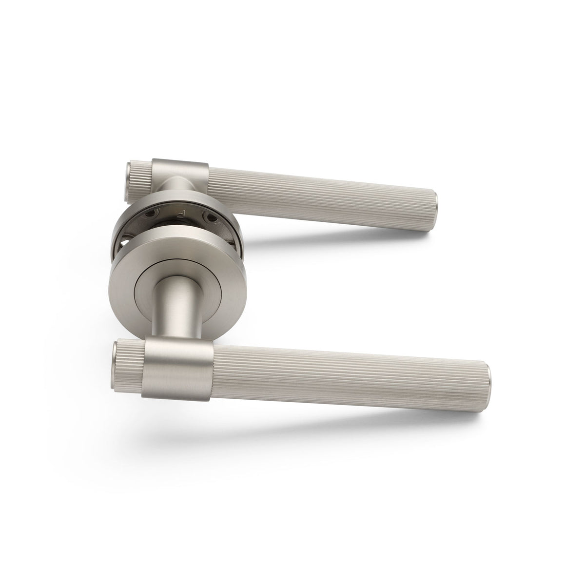 Brushed Nickel Passage Door Handle - Rochester