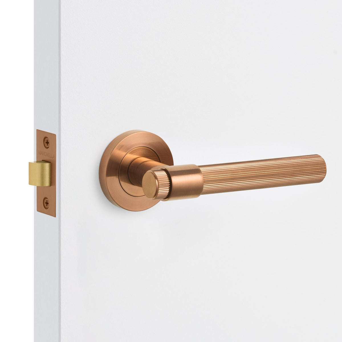Rochester - Brushed Copper Privacy Door Handle