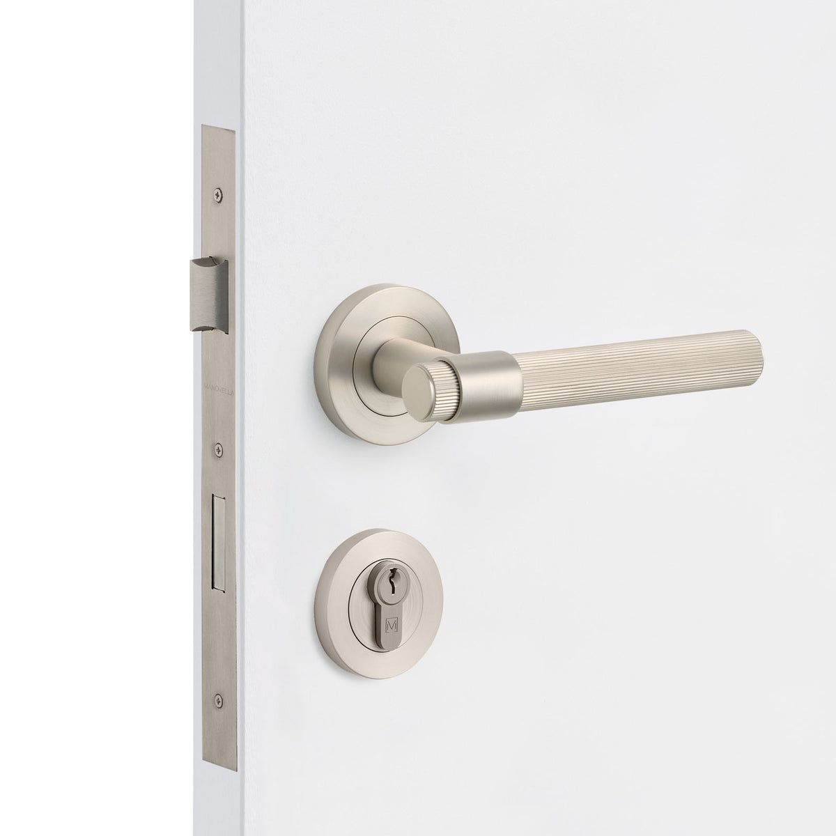 Brushed Nickel Entrance Door Kit